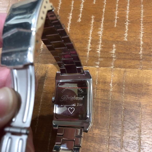 Brighton Silver Women's Watch with Crystal Accents - Picture 2 of 2